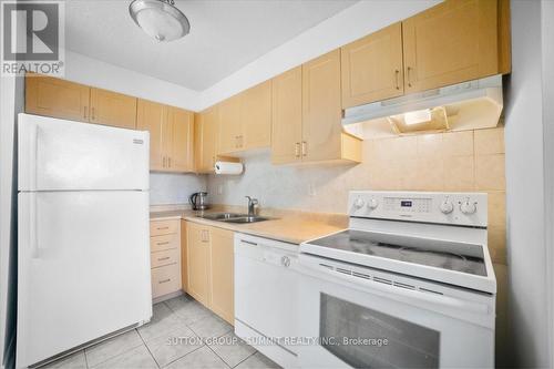 411 - 3501 Glen Erin Drive N, Mississauga, ON - Indoor Photo Showing Kitchen With Double Sink