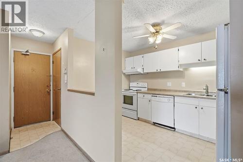 303 205 Kingsmere Boulevard, Saskatoon, SK - Indoor Photo Showing Kitchen With Double Sink