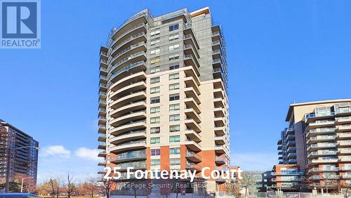 #403 - 25 Fontenay Court, Toronto, ON - Outdoor With Balcony With Facade