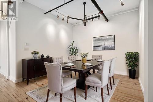 *Photo Virtually Staged* - 114 - 83 Little Bridge Street, Mississippi Mills, ON - Indoor Photo Showing Dining Room
