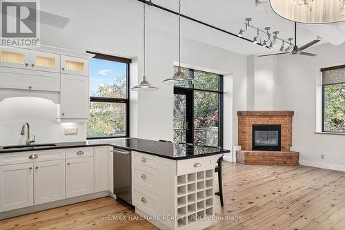 114 - 83 Little Bridge Street, Mississippi Mills, ON - Indoor With Fireplace