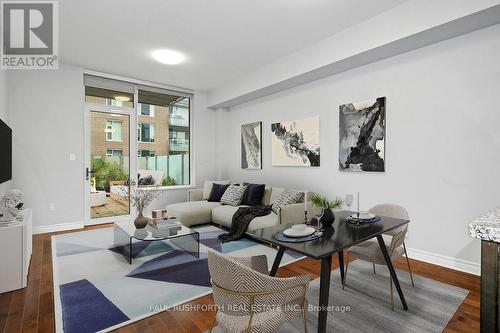 Virtually Staged Dining/Living Area - 214 - 575 Byron Avenue, Ottawa, ON - Indoor Photo Showing Other Room