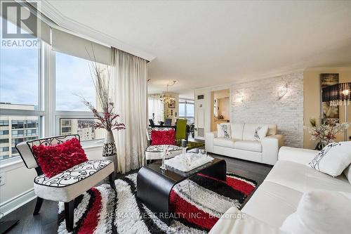 2701 - 8 Lisa Street, Brampton, ON - Indoor Photo Showing Living Room