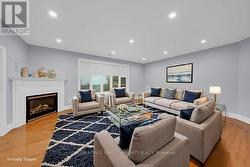 Family Room Virtually Staged - 
