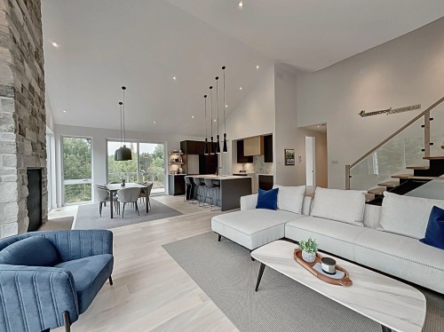 Salon - 1116 Ch. Du Massif, Piedmont, QC - Indoor Photo Showing Living Room