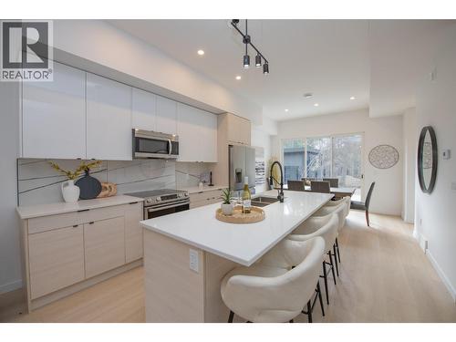 9188 Tronson Road Unit# 6, Vernon, BC - Indoor Photo Showing Kitchen With Double Sink With Upgraded Kitchen