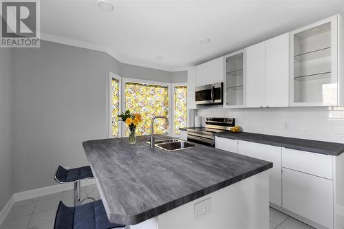 183 Upton Rd, Sault Ste. Marie, ON - Indoor Photo Showing Kitchen With Double Sink