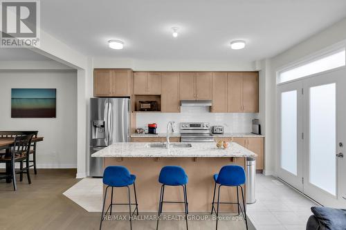 1076 Curraglass Walk, Ottawa, ON - Indoor Photo Showing Kitchen With Stainless Steel Kitchen With Double Sink