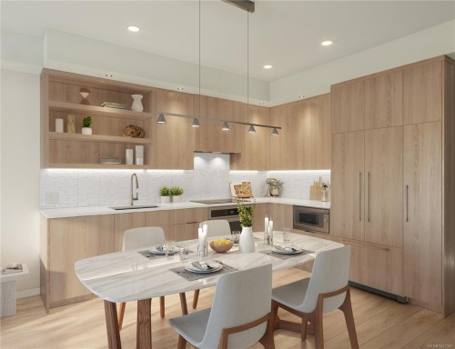 202-3839 Quadra St, Saanich, BC - Indoor Photo Showing Dining Room