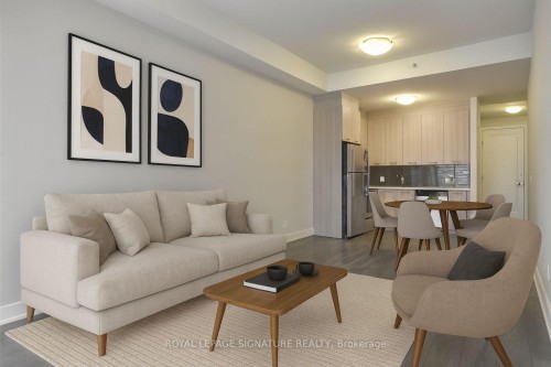 614-150 Main Street W, Hamilton, ON - Indoor Photo Showing Living Room