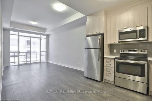 614-150 Main Street W, Hamilton, ON - Indoor Photo Showing Kitchen With Stainless Steel Kitchen