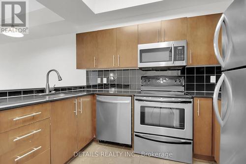 1202 - 200 Rideau Street, Ottawa, ON - Indoor Photo Showing Kitchen With Stainless Steel Kitchen