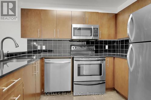 1202 - 200 Rideau Street, Ottawa, ON - Indoor Photo Showing Kitchen With Stainless Steel Kitchen