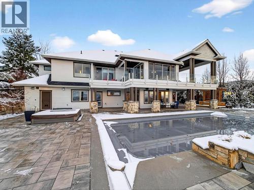 132 Sky Court, Kelowna, BC - Outdoor With Deck Patio Veranda With Facade