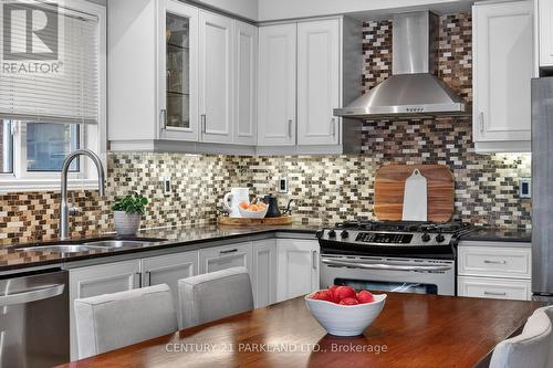 77 Monte Carlo Drive, Vaughan, ON - Indoor Photo Showing Kitchen With Double Sink With Upgraded Kitchen