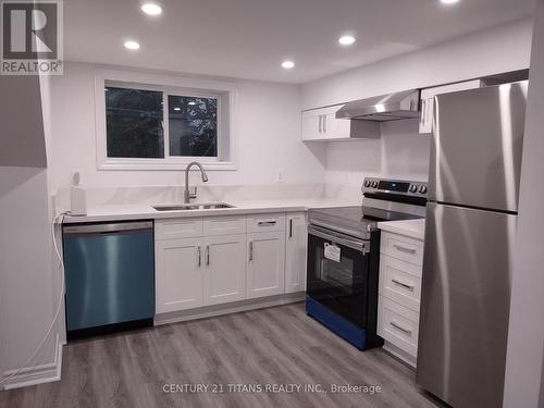 Lower - 55 Bishop Avenue, Toronto, ON - Indoor Photo Showing Kitchen With Double Sink