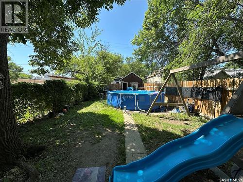 1750 Ottawa Street, Regina, SK - Outdoor With Above Ground Pool With Backyard