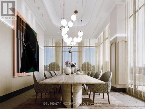205 - 10 Inn On The Park Drive, Toronto, ON - Indoor Photo Showing Dining Room
