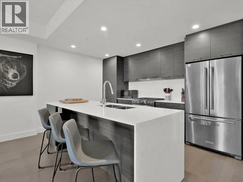 1191 Sunset Drive Unit# 401, Kelowna, BC - Indoor Photo Showing Kitchen With Double Sink With Upgraded Kitchen