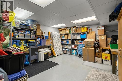 Huge indoor storage area. - 1741 Keloka Drive, West Kelowna, BC - Indoor