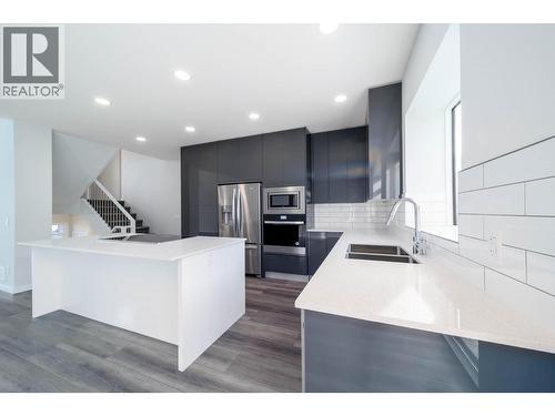 3754 Davidson Court Lot# Trails 65, West Kelowna, BC - Indoor Photo Showing Kitchen With Double Sink With Upgraded Kitchen