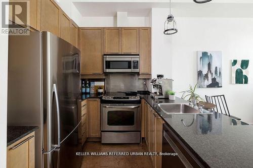 618 - 155 Dalhousie Street, Toronto, ON - Indoor Photo Showing Kitchen With Double Sink