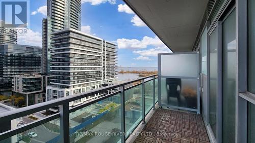 906 - 33 Shore Breeze Drive, Toronto, ON - Outdoor With Balcony With Exterior
