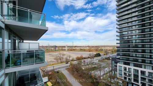 906 - 33 Shore Breeze Drive, Toronto, ON - Outdoor With Balcony