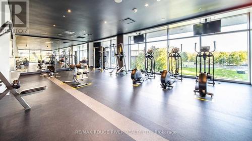 906 - 33 Shore Breeze Drive, Toronto, ON - Indoor Photo Showing Gym Room