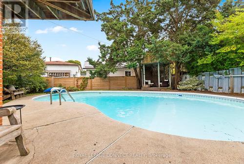166 Clements Road E, Ajax, ON - Outdoor With In Ground Pool With Backyard