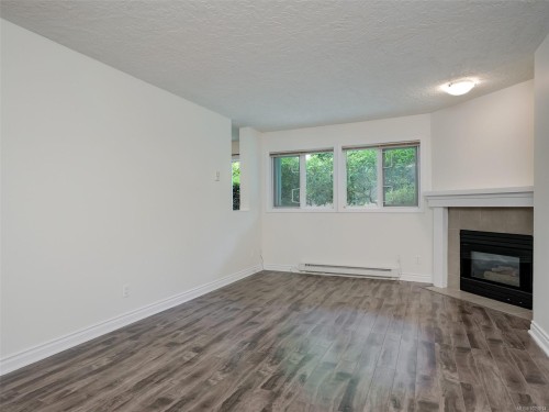 104-494 Marsett Pl, Saanich, BC - Indoor With Fireplace