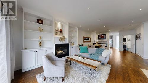 110 Richardson Avenue, Toronto, ON - Indoor Photo Showing Living Room With Fireplace