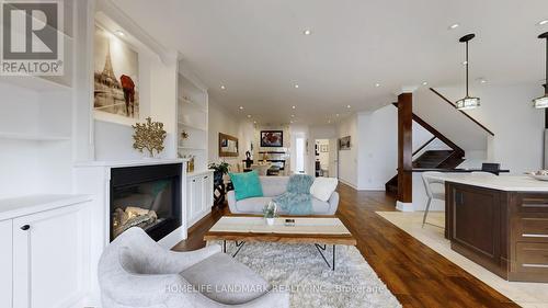 110 Richardson Avenue, Toronto, ON - Indoor Photo Showing Living Room With Fireplace