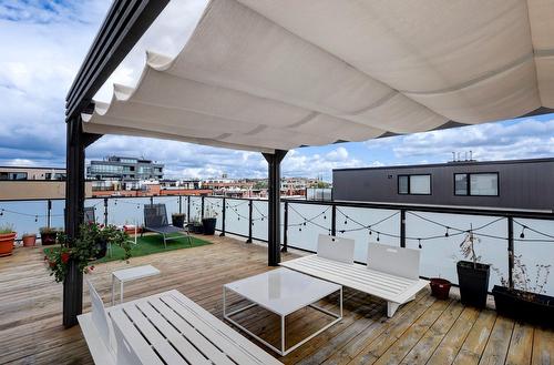 Terrasse - 202-60 Rue Jean-Talon O., Montréal (Rosemont/La Petite-Patrie), QC - Outdoor With Deck Patio Veranda With Exterior