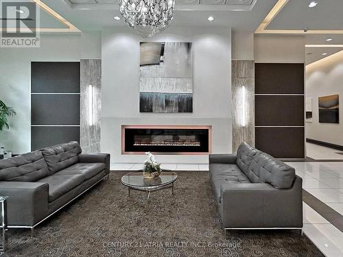 1935 - 7161 Yonge Street, Markham, ON - Indoor Photo Showing Living Room With Fireplace