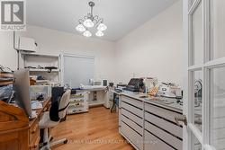 Main floor den with french doors - 