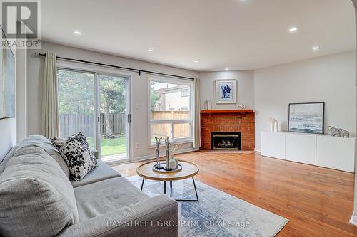 679 Constellation Drive, Mississauga, ON - Indoor Photo Showing Living Room With Fireplace