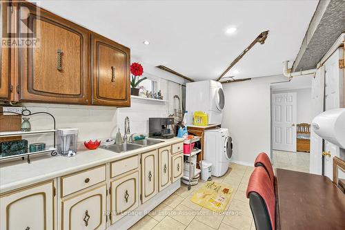 51 Picton Street, Hamilton, ON - Indoor Photo Showing Kitchen With Double Sink