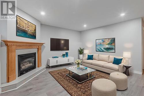 6 Burgess Avenue, Mount Pearl, NL - Indoor Photo Showing Living Room With Fireplace