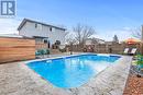 427 Trillium Avenue, Welland (West Welland), ON  - Outdoor With In Ground Pool With Deck Patio Veranda With Backyard 