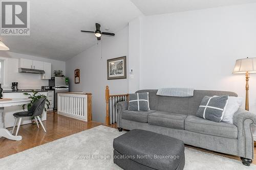 Kitchen and Living Area upstairs - 167 Escarpment Crescent, Collingwood, ON - Indoor Photo Showing Living Room