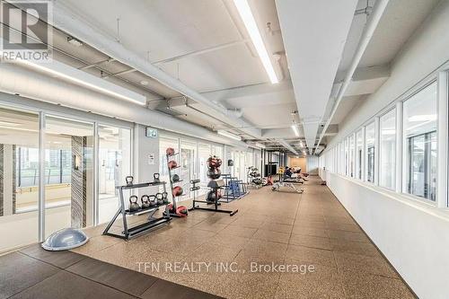 1502 - 20 Shore Breeze Drive, Toronto, ON - Indoor Photo Showing Gym Room