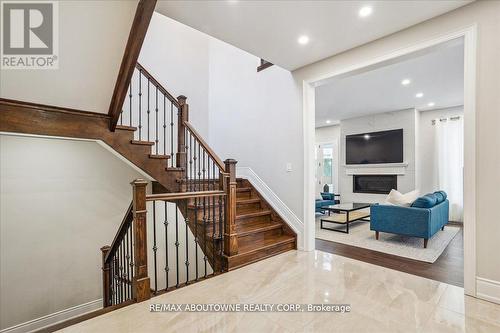 332 Shoreview Road, Burlington, ON - Indoor Photo Showing Other Room With Fireplace