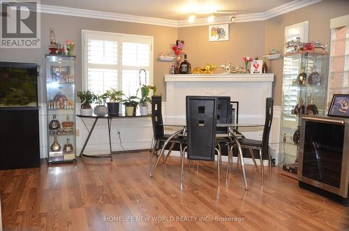 77 Nadia Avenue, Vaughan, ON - Indoor Photo Showing Dining Room With Fireplace