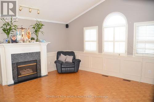 77 Nadia Avenue, Vaughan, ON - Indoor With Fireplace