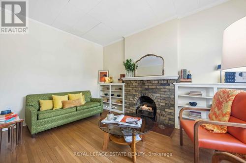 297 Cedarvale Avenue, Toronto, ON - Indoor Photo Showing Living Room With Fireplace