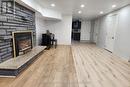 Bsmt - 315 Rossland Road W, Whitby, ON  - Indoor With Fireplace 