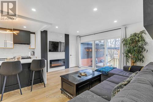 292 Woodward Avenue, Milton, ON - Indoor Photo Showing Living Room With Fireplace