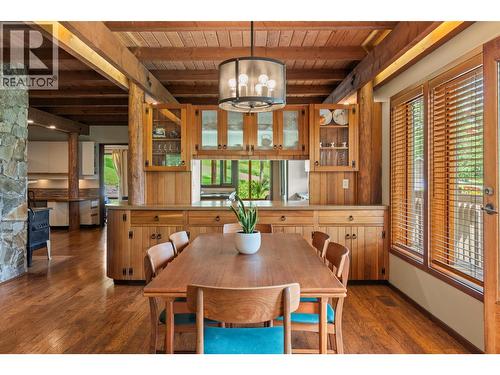 1099 Enderby Mabel Lake Road, Enderby, BC - Indoor Photo Showing Dining Room