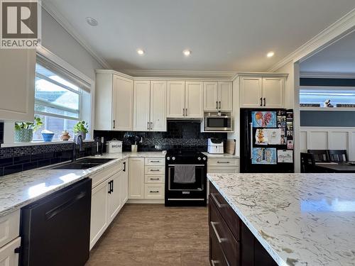 1005 Edward Avenue, Prince Rupert, BC - Indoor Photo Showing Kitchen With Double Sink